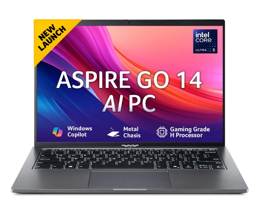 Acer Aspire GO 14 AG14-71M | Intel Core Ultra 5 125H | 16GB RAM | 512GB SSD | 14" WUXGA IPS Display