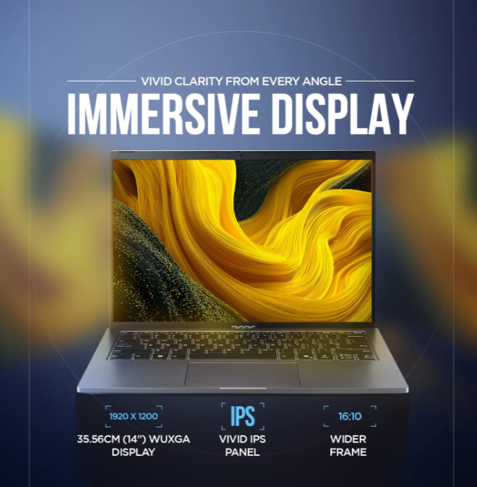 Acer Aspire GO 14 AG14-71M | Intel Core Ultra 5 125H | 16GB RAM | 512GB SSD | 14" WUXGA IPS Display