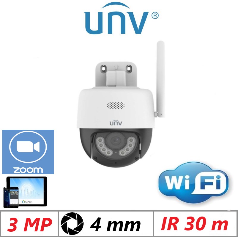 UNV UHO-P1H-M3F4D 3MP HD Outdoor Bullet Wi-Fi Camera