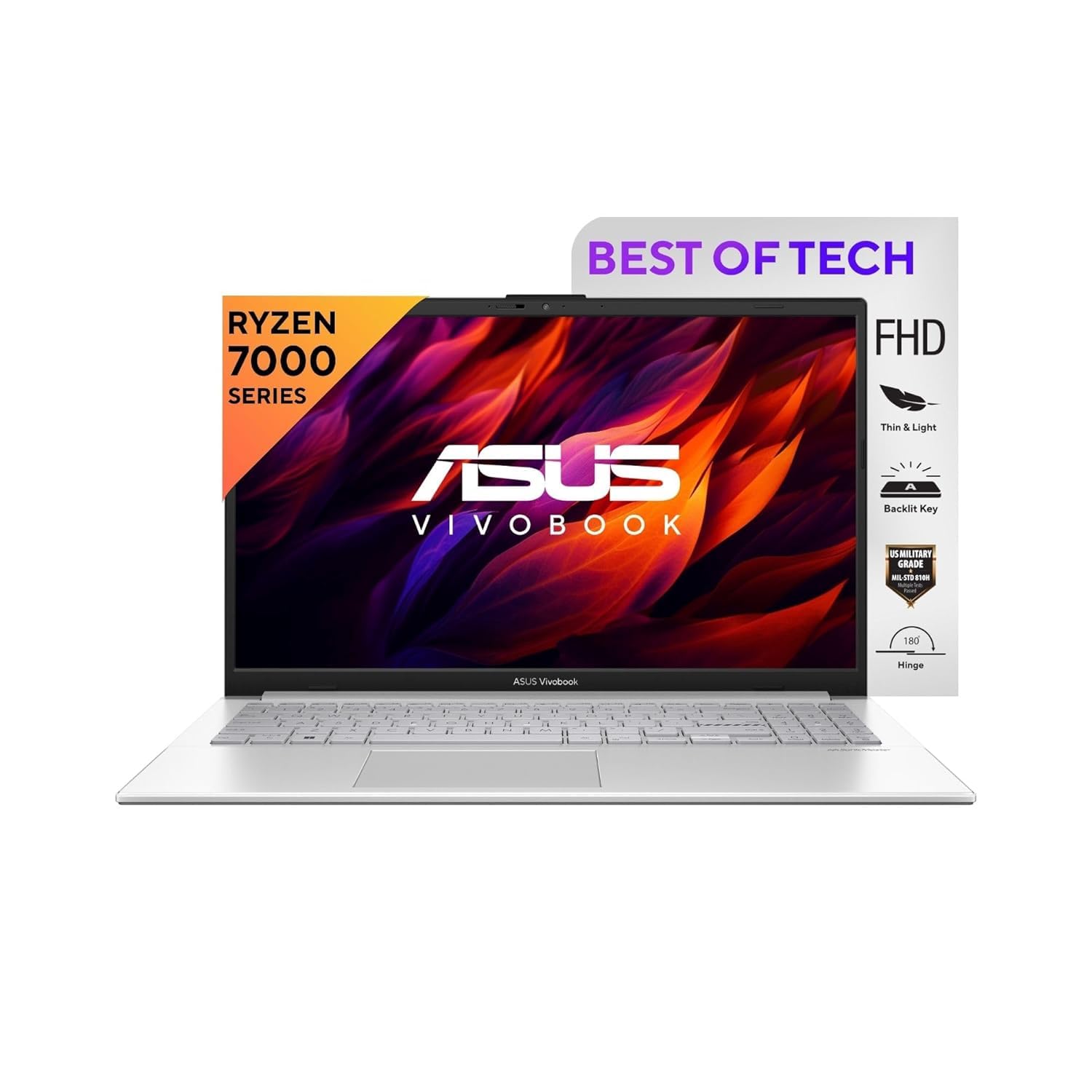 ASUS Vivobook Go 15 E1504FA | AMD Ryzen 5 7520U | 16GB RAM | 512GB SSD | 15.6" FHD Display
