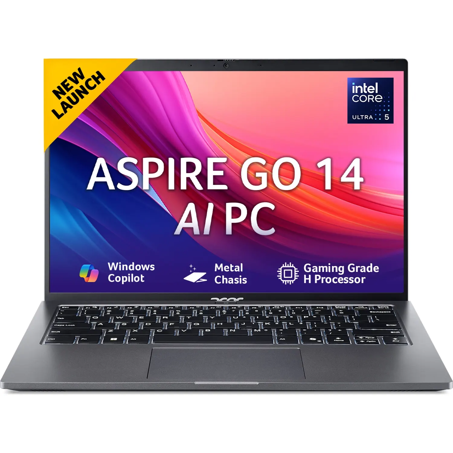 Acer Aspire Go 14 AG14-71M-55L0 – Intel Core Ultra 5 115U | 16GB RAM | 512GB SSD | 14" WUXGA IPS Display Laptop