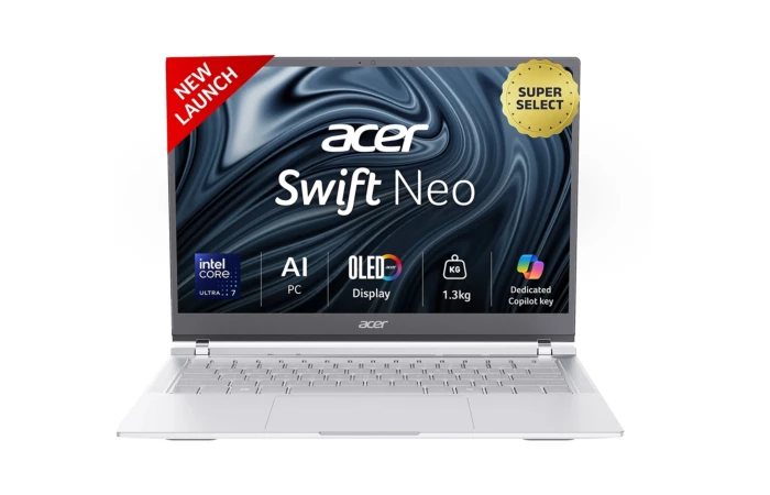 Acer Swift Neo SFN14-54H – Intel Core Ultra 7 155U | 16GB RAM | 512GB SSD | 14" WUXGA OLED Laptop