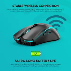 Fantech Venom II WGC2 – Wireless RGB Gaming Mouse (VIBE Edition, 4000 DPI)