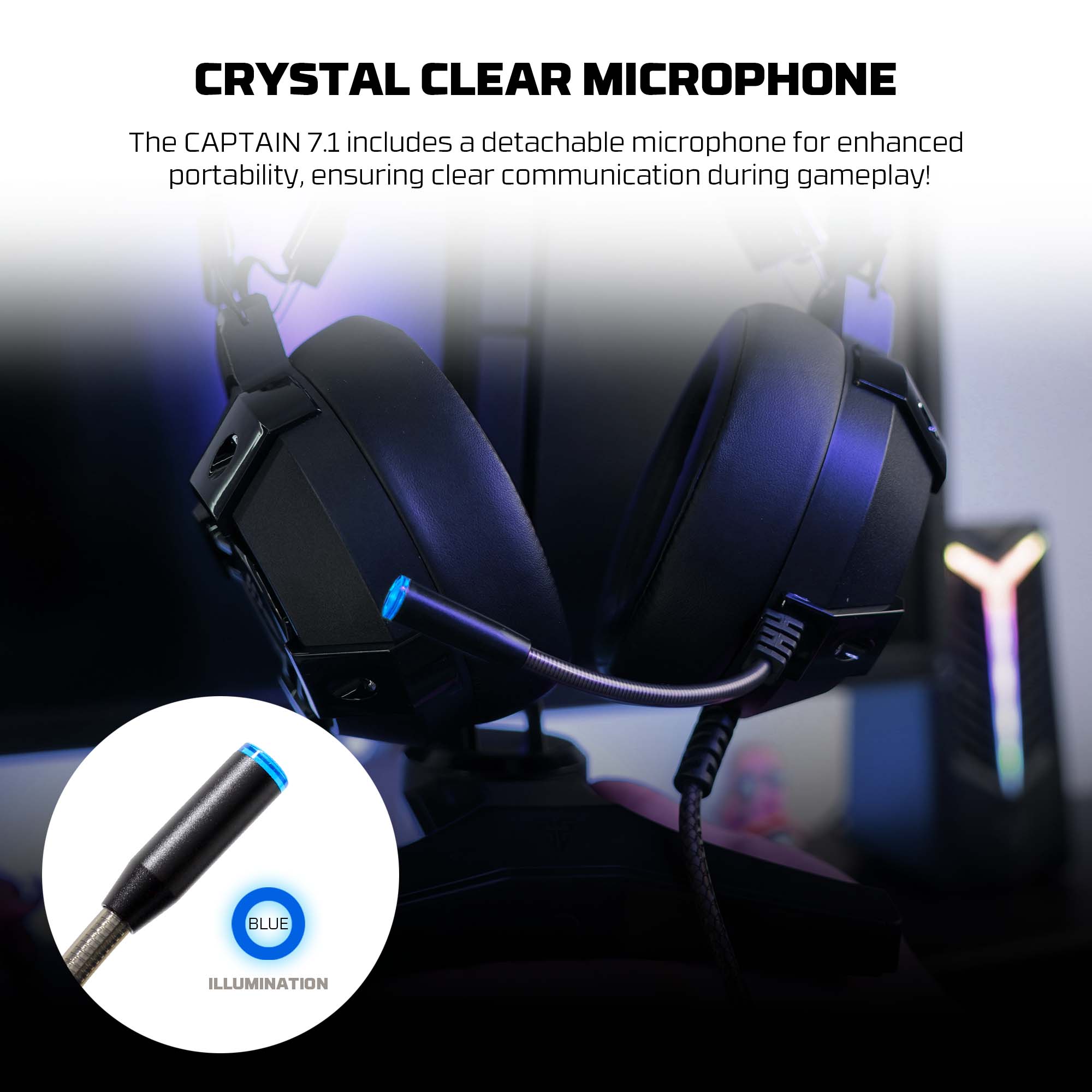 Fantech HG11 Pro Vibration – 7.1 Surround Sound RGB Gaming Headset (USB)
