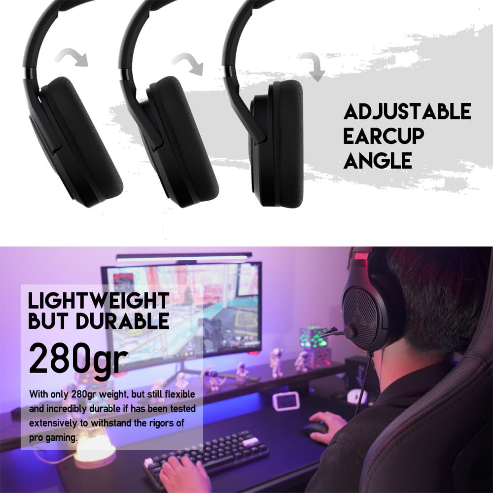 Fantech Trinity MH88 – Multi-Platform Gaming Headset (50mm Driver, TRRS)