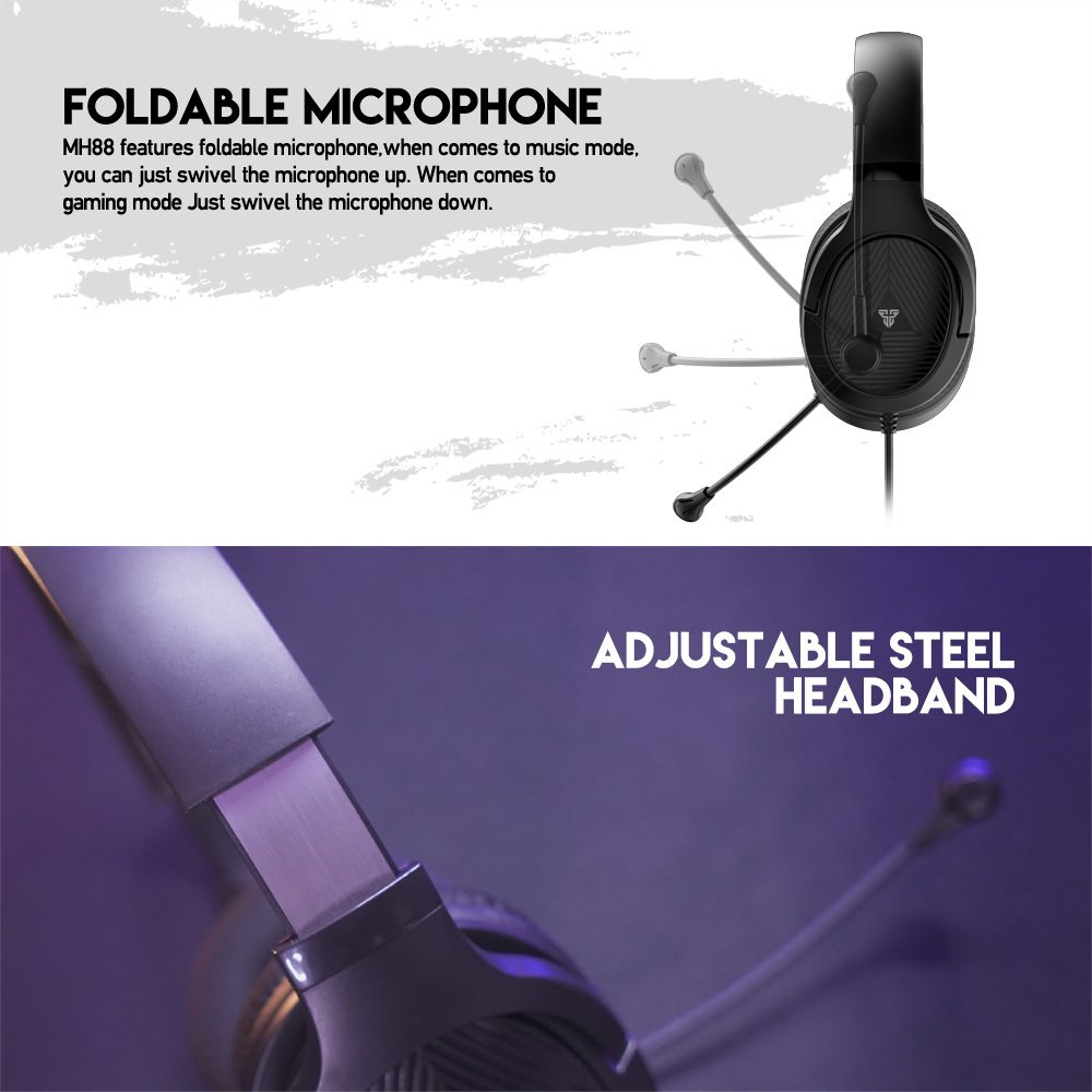 Fantech Trinity MH88 – Multi-Platform Gaming Headset (50mm Driver, TRRS)