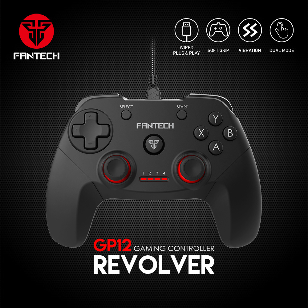 Fantech Revolver GP12 – Wired USB Gaming Controller (PC/PS3)