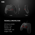 Fantech Revolver GP12 – Wired USB Gaming Controller (PC/PS3)