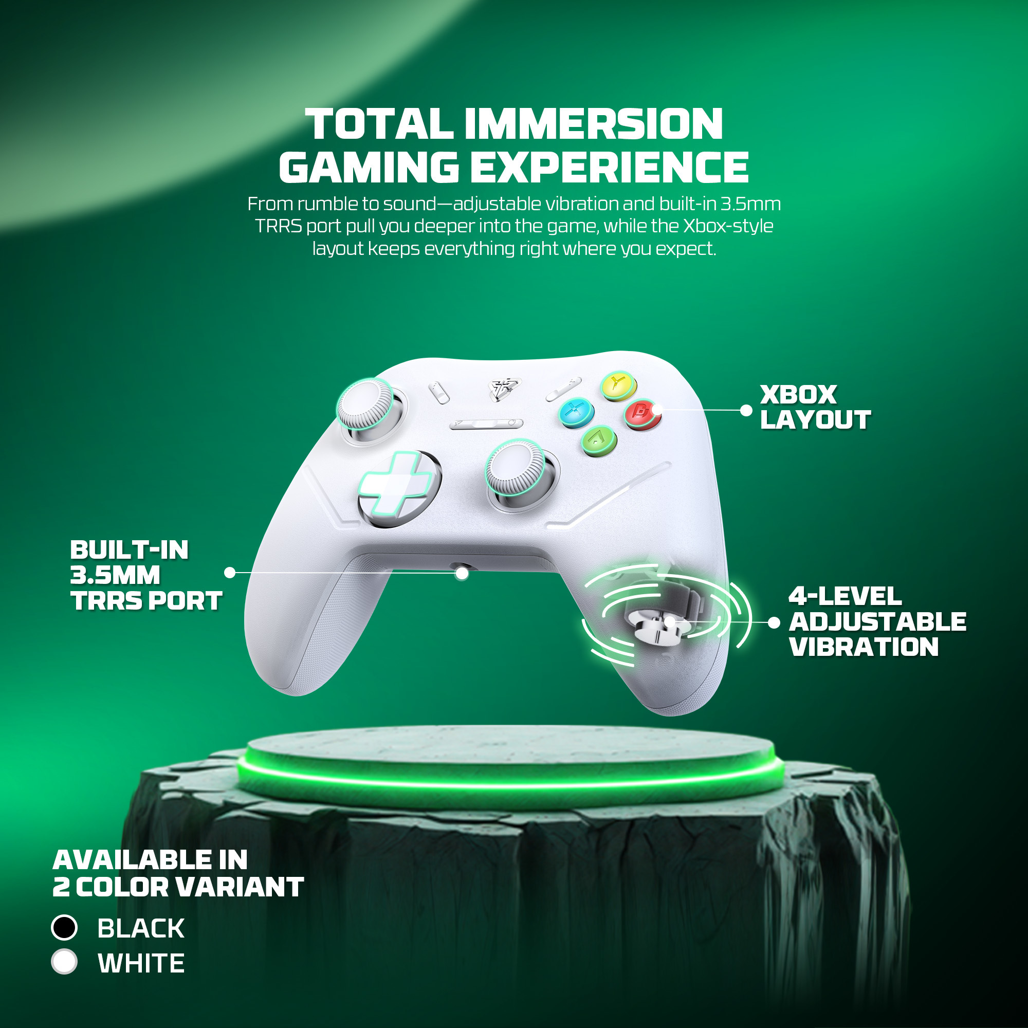Fantech Shooter III X WGP13X – 2.4GHz Wireless Gaming Controller