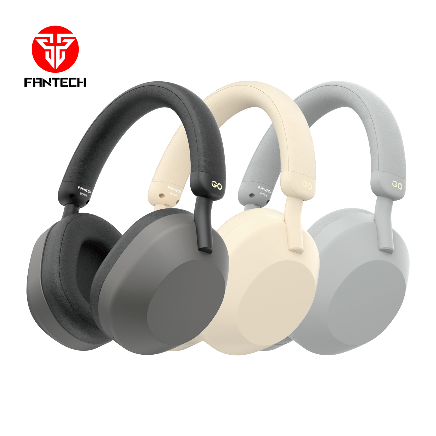 Fantech Go Tune WH06 – Wireless Headphone (BT 5.3, 20hr Battery)