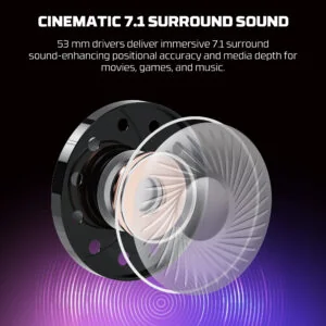 Fantech Cruze 7.1 HG31 – RGB Gaming Headset (53mm, USB, 7.1 Surround)