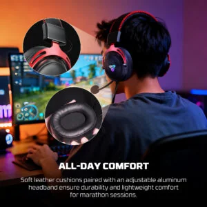 Fantech Cruze 7.1 HG31 – RGB Gaming Headset (53mm, USB, 7.1 Surround)