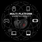 Fantech Echo MH82 – Multi-Platform Gaming Headset (50mm, 3.5mm TRRS)