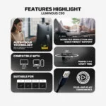 Fantech Luminous C50 – 2K QHD Webcam (60FPS, Auto-Focus, Noise-Cancelling Mic)