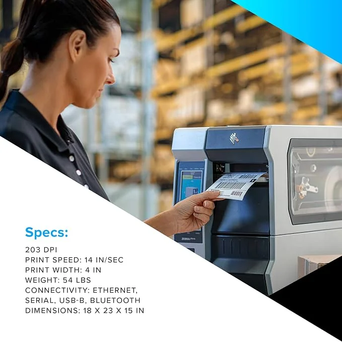 Zebra ZT411 Industrial Barcode Label Printer