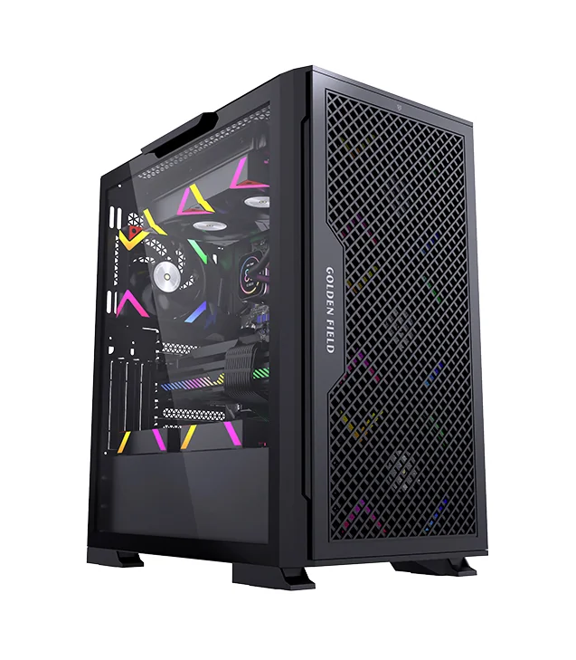 Golden Field KT02 ATX Gaming Casing (4 RGB Fans, 650W 80+ Bronze PSU)