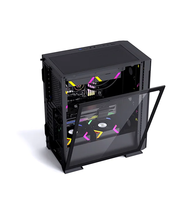 Golden Field KT02 ATX Gaming Casing (4 RGB Fans, 650W 80+ Bronze PSU)