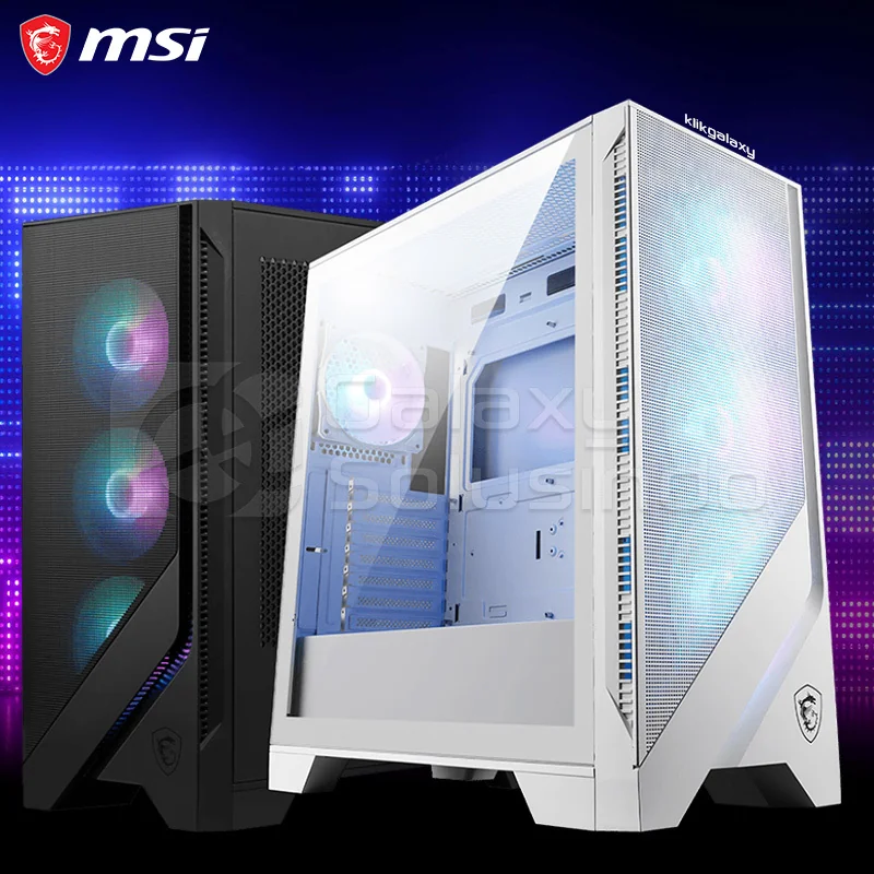 MSI MAG Forge 320R ATX Gaming Casing (4 ARGB Fans, up to 11 Fans)