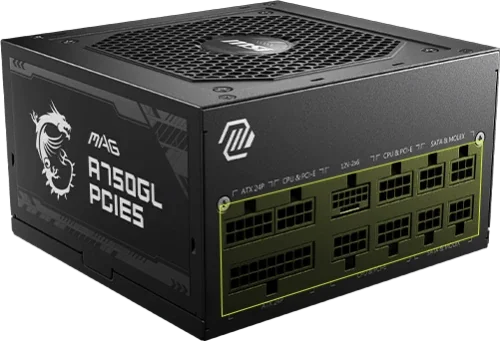 MSI MAG A750GL PCIE5 750W 80+ Gold Full Modular PSU