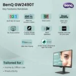 BenQ GW2490T 24" FHD 100Hz Height-Adjustable Monitor