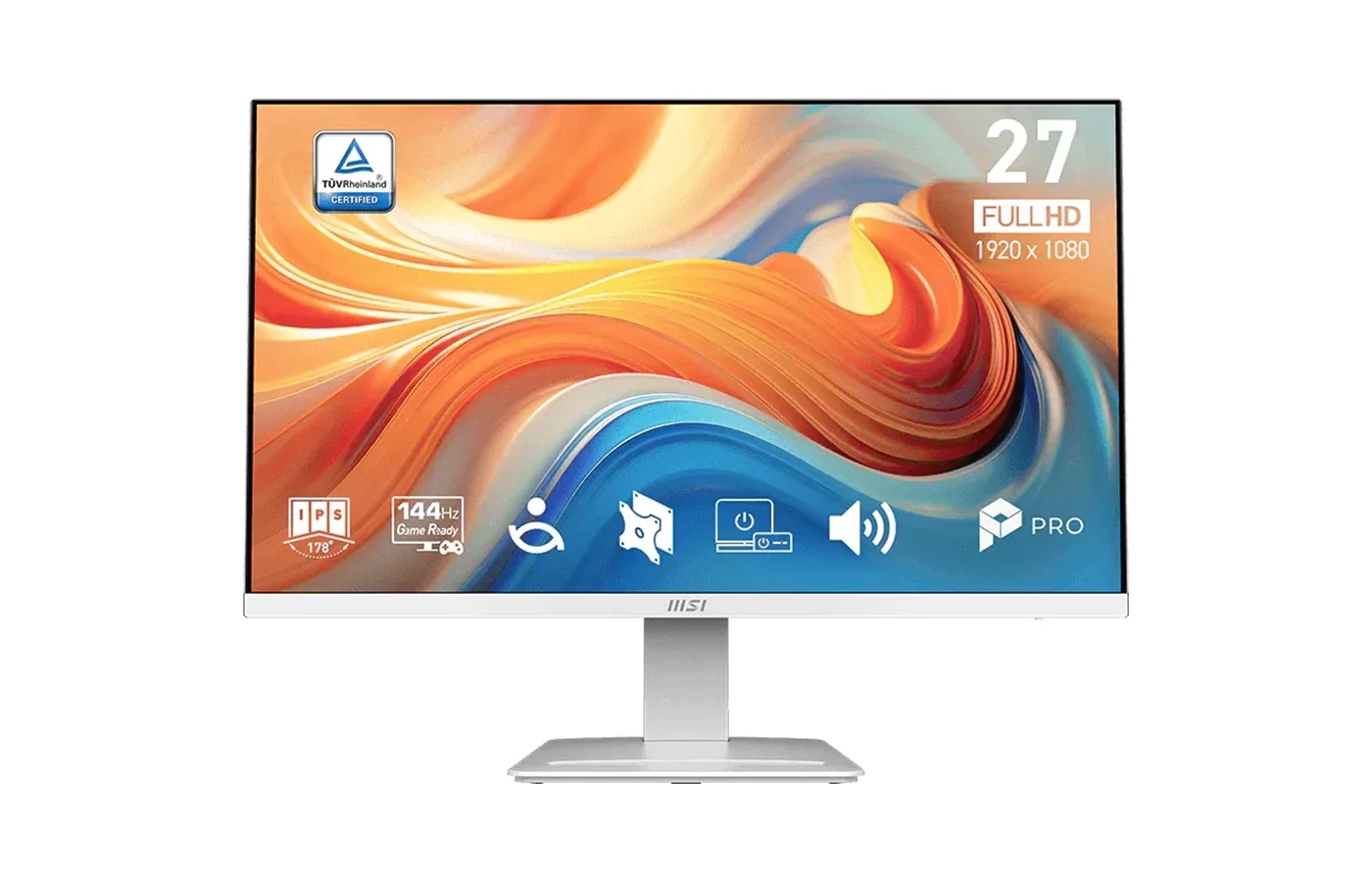 MSI PRO MP273W E14A 27" 144Hz Monitor (White)