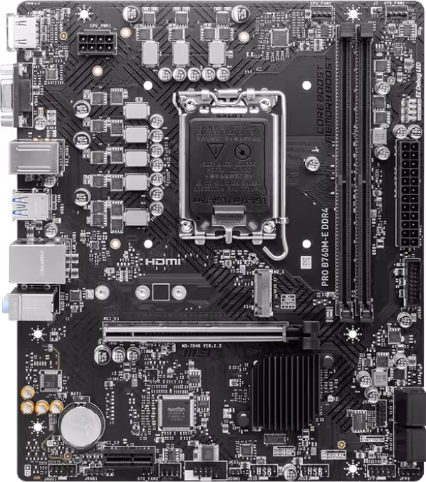 MSI PRO B760M-E DDR4 Motherboard