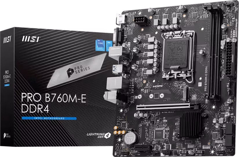 MSI PRO B760M-E DDR4 Motherboard