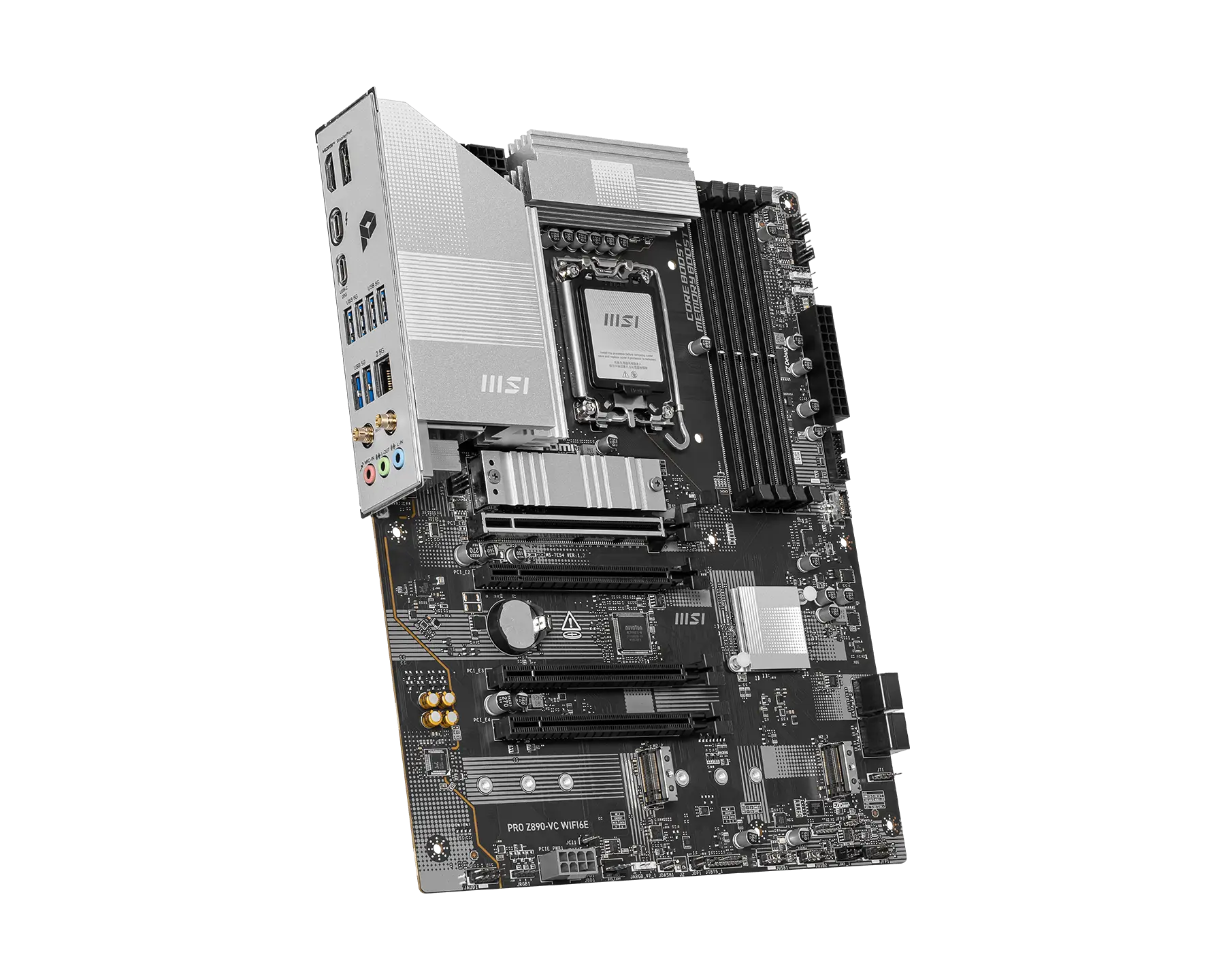 MSI PRO Z890-S WiFi 6E Motherboard – Intel Z890, DDR5, USB 20Gbps, 2.5G LAN