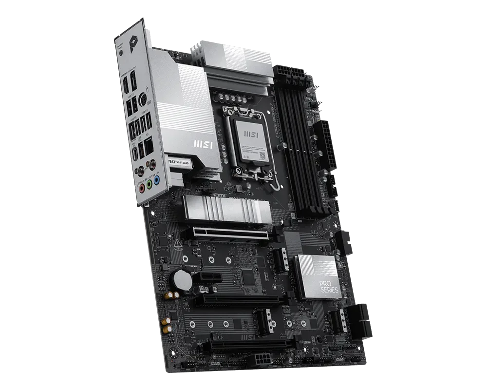 MSI PRO Z890-P WiFi 6E Motherboard – Intel Z890, DDR5 9200+, 5G LAN, 4× M.2