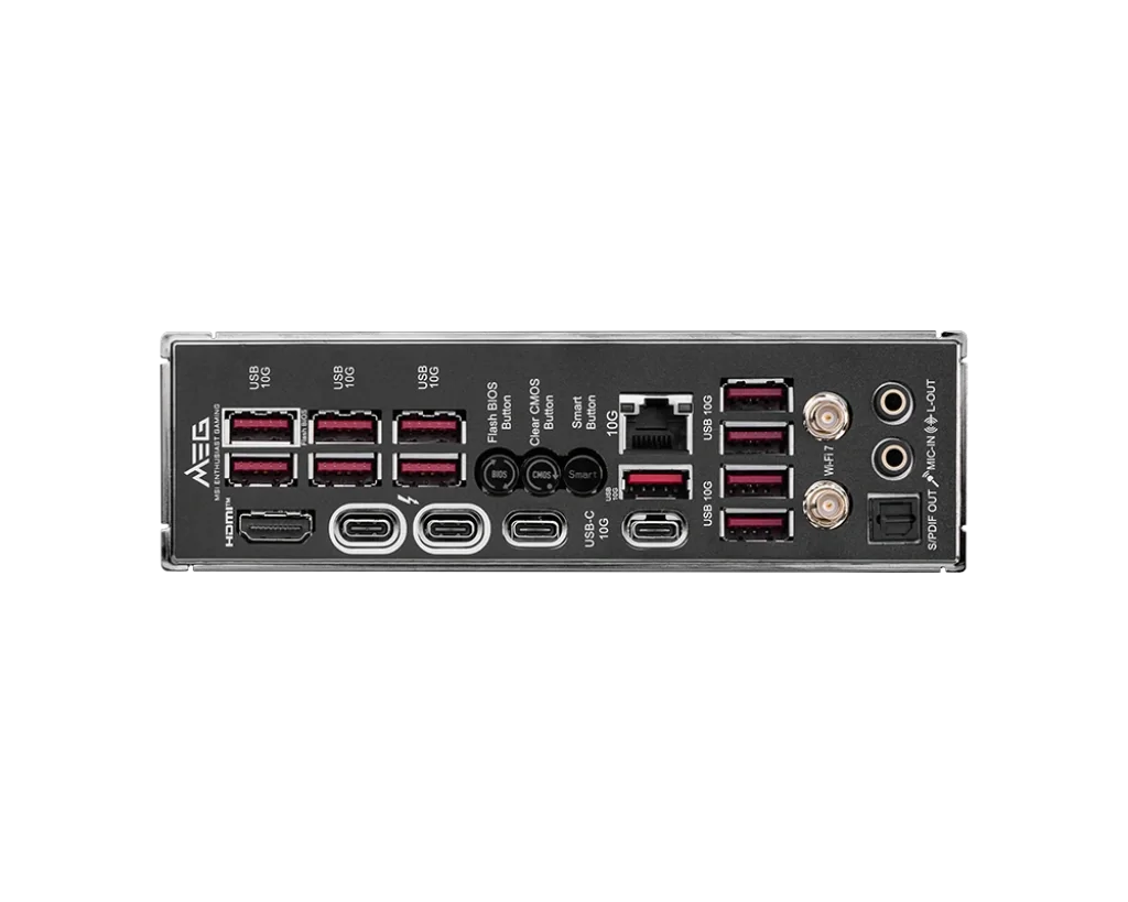 MSI MEG Z890 ACE Motherboard – Intel Z890, Dual Thunderbolt 4, 10G LAN, Wi-Fi 7, 5× M.2