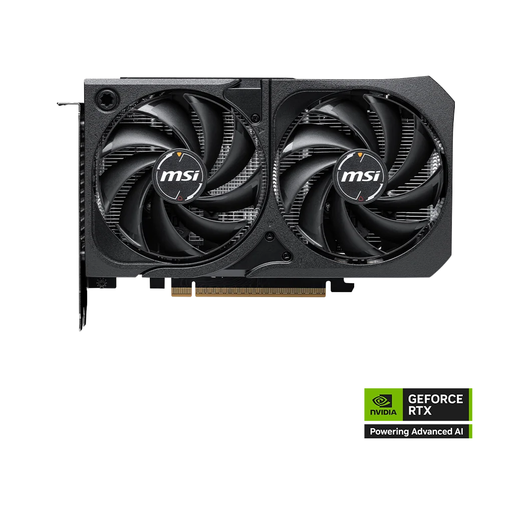 MSI GeForce RTX 5060 8G SHADOW 2X OC Graphics Card – 8GB GDDR7, DLSS 4, Dual Fan