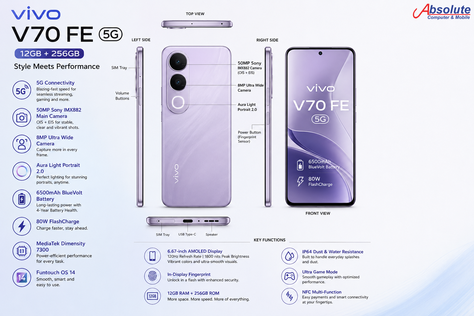 Vivo V70 FE