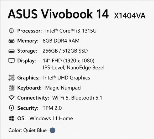 ASUS Vivo-book 14