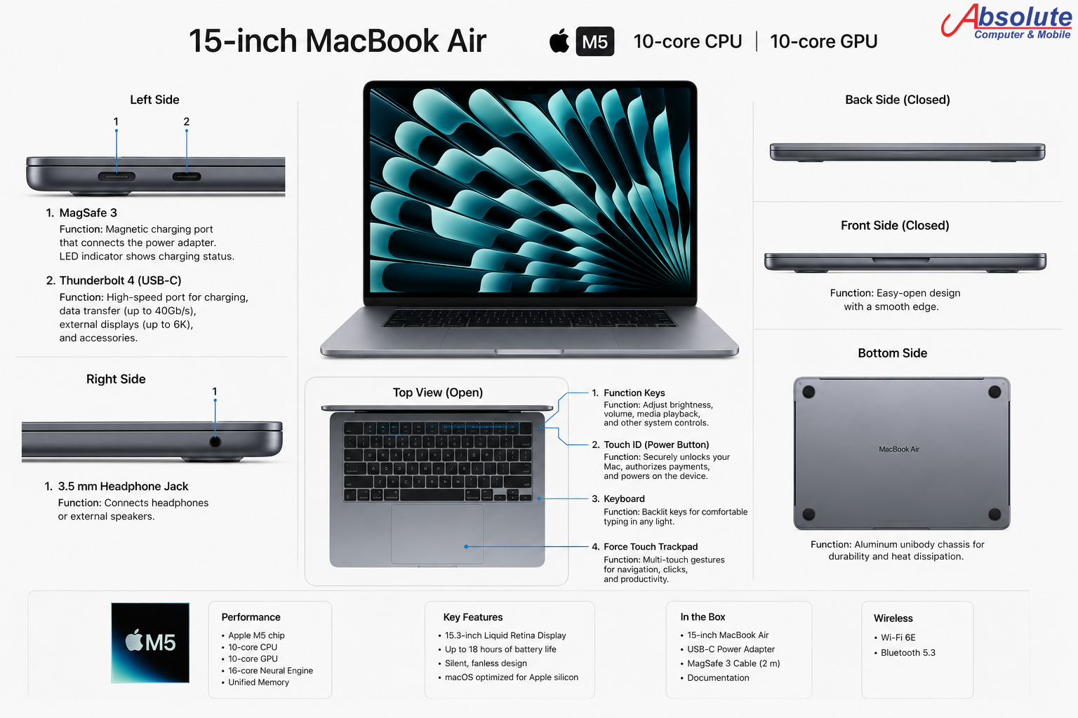 MacBook Air M5 chip 15"
