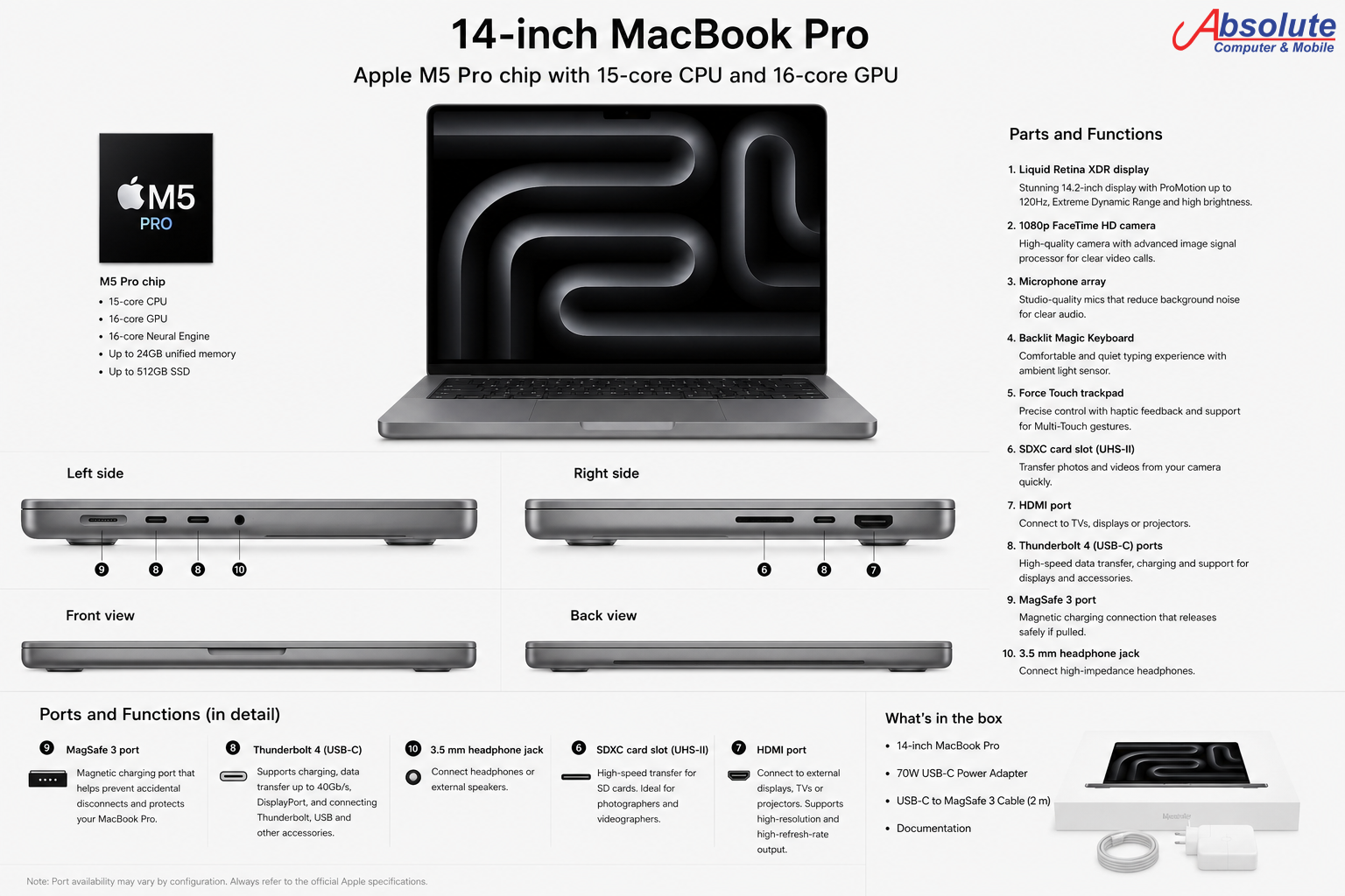 MacBook Pro M5 Chip 14.2"