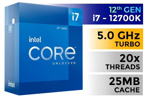 Intel CPU 12th Gen Core i7-12700K